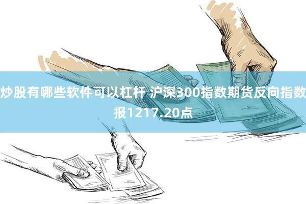 炒股有哪些软件可以杠杆 沪深300指数期货反向指数报1217.20点