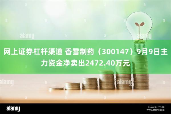 网上证劵杠杆渠道 香雪制药（300147）9月9日主力资金净卖出2472.40万元